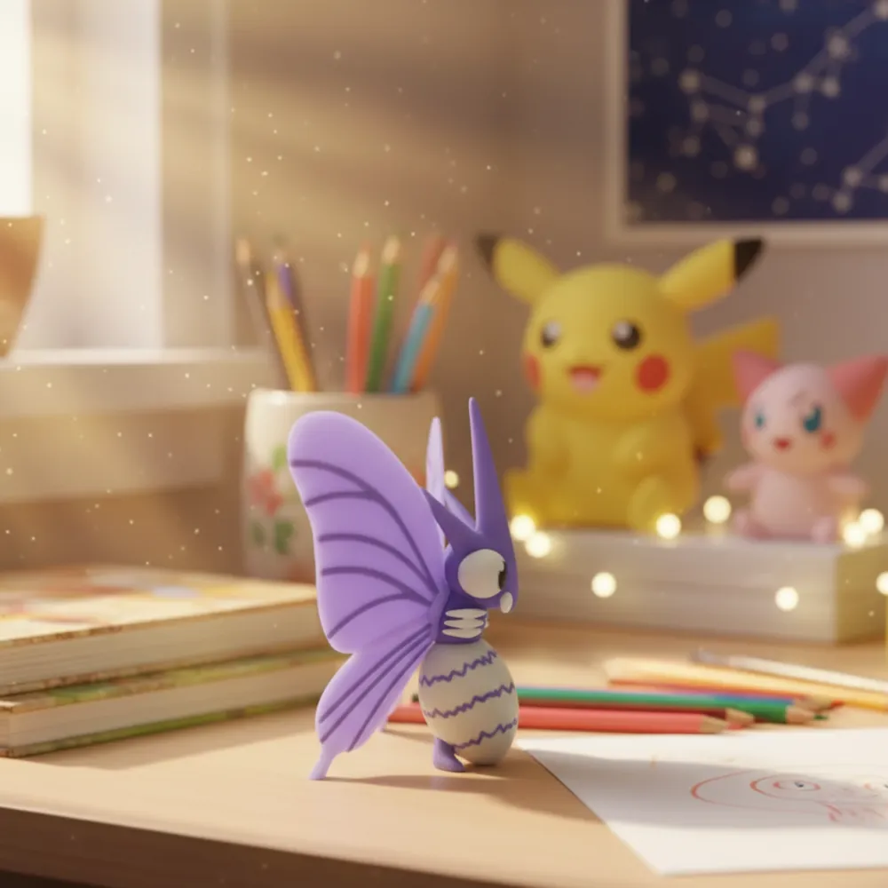 Aéromite jouet Pokémon – Figurine de Collection Insecte pour Petits Dresseurs – Image 2