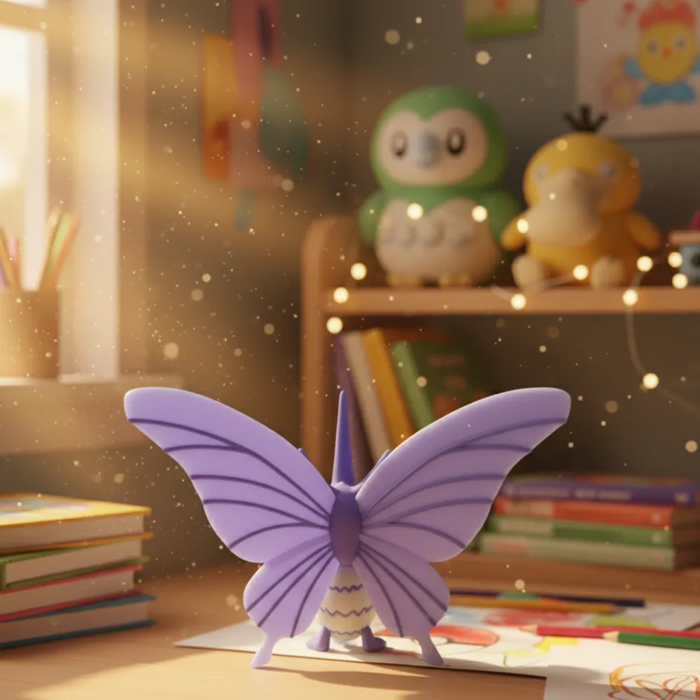 Aéromite jouet Pokémon – Figurine de Collection Insecte pour Petits Dresseurs – Image 5