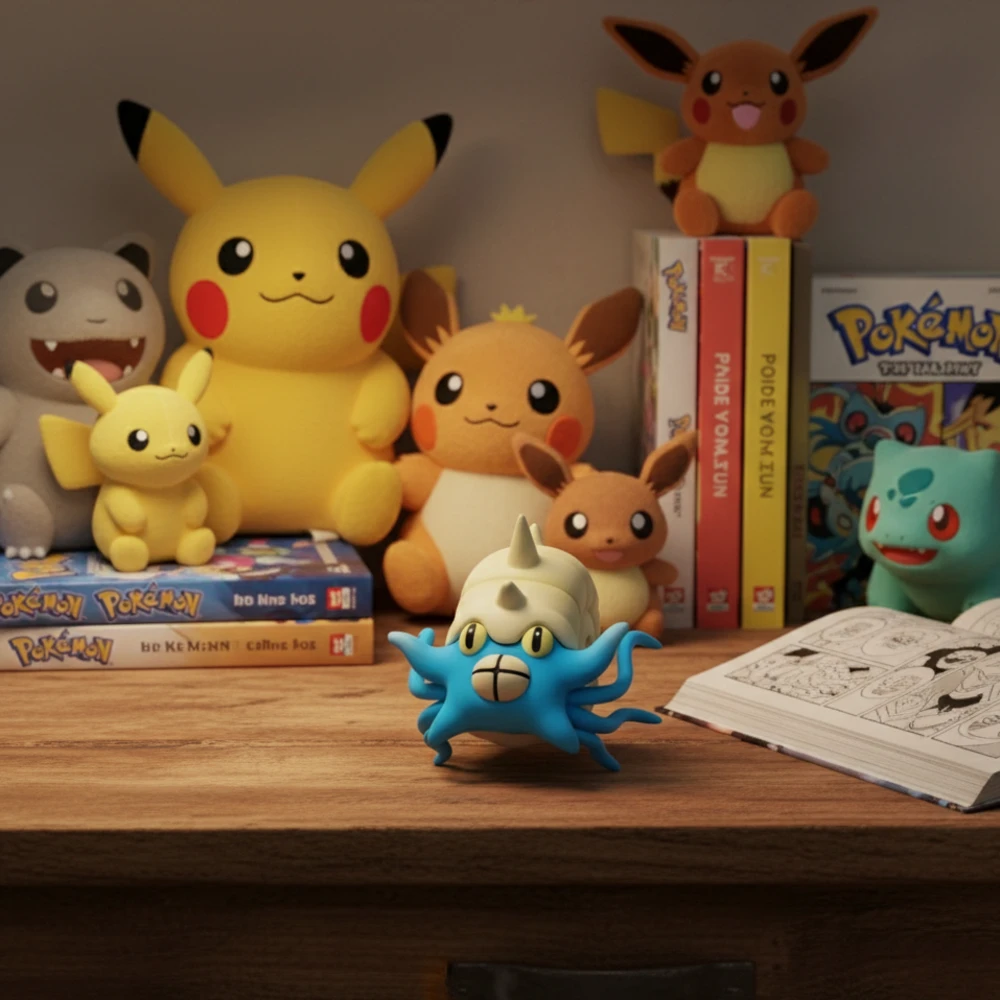 Amonistar figurine Pokémon - Légende fossile à collectionner – Image 4