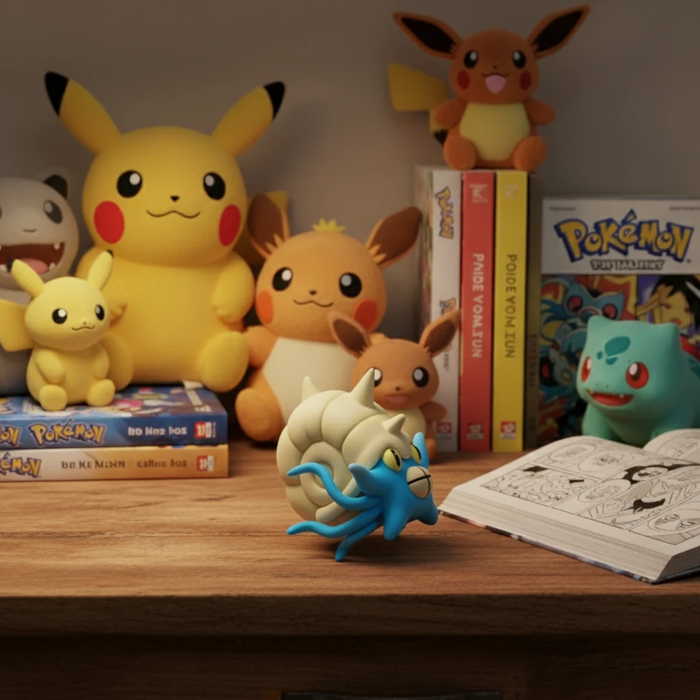 Amonistar figurine Pokémon - Légende fossile à collectionner – Image 5