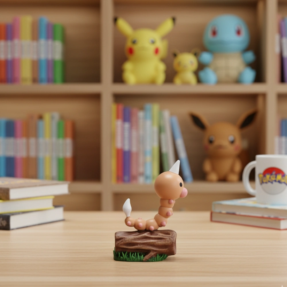 Figurine Aspicot Pokémon – Le compagnon idéal pour votre collection insecte – Image 3