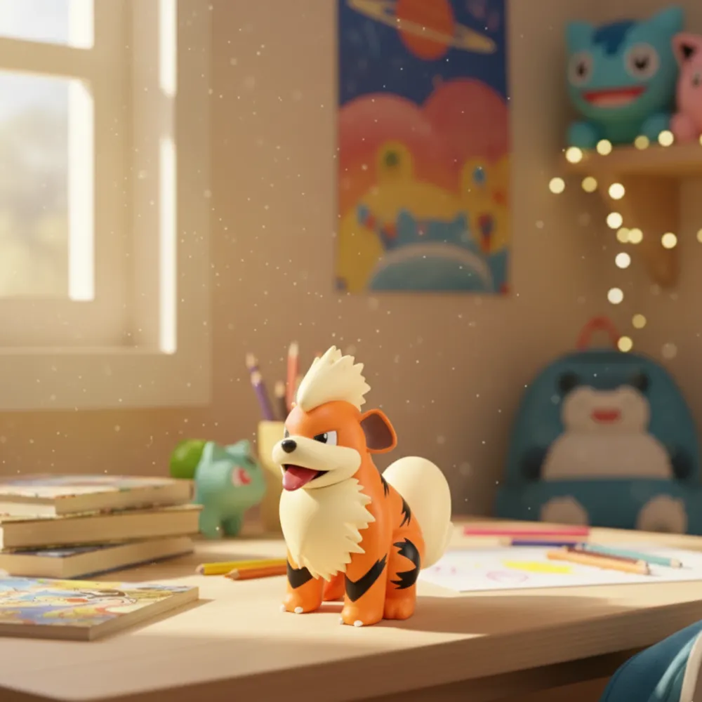 Figurine Caninos Pokémon - Jouet de Collection Feu pour Aventuriers Passionnés – Image 5