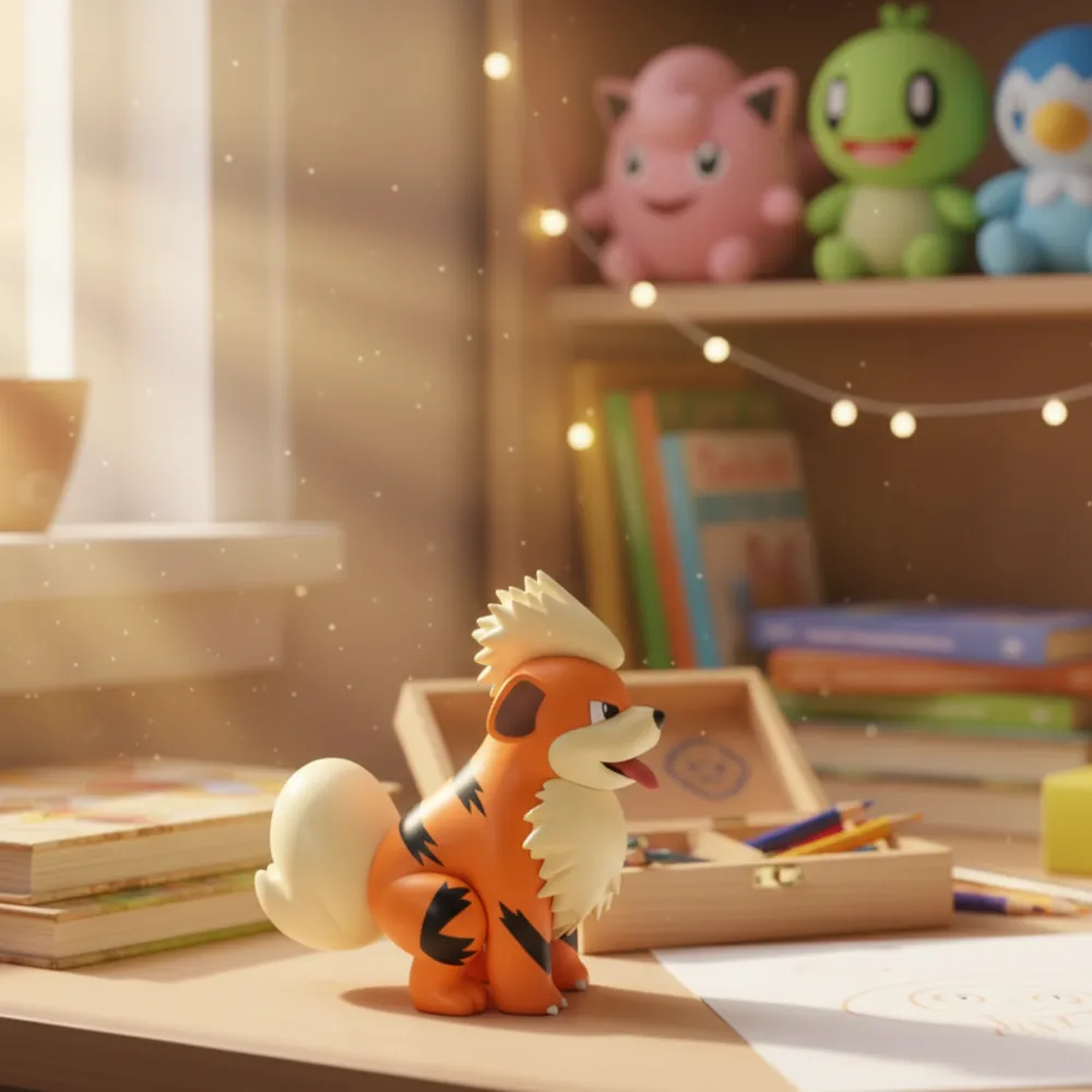 Figurine Caninos Pokémon - Jouet de Collection Feu pour Aventuriers Passionnés – Image 4