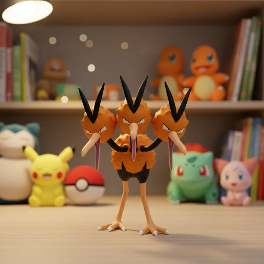 Dodrio jouet Pokémon – Figurine de collection féroce et ludique – Image 4