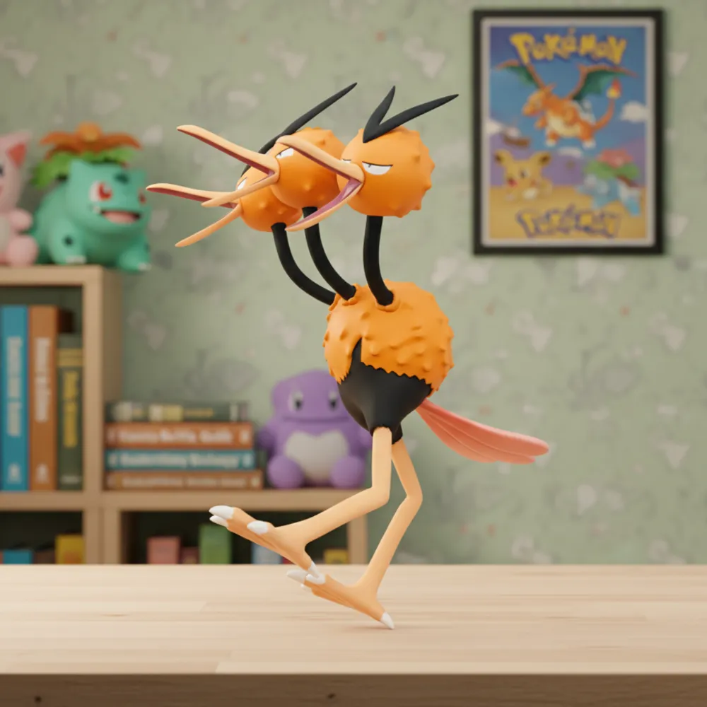 Dodrio jouet Pokémon – Figurine de collection féroce et ludique – Image 5