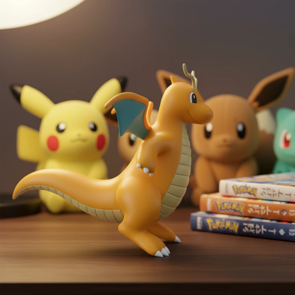 Dracolosse jouet Pokémon – Figurine de collection Dragon pour aventuriers passionnés – Image 5