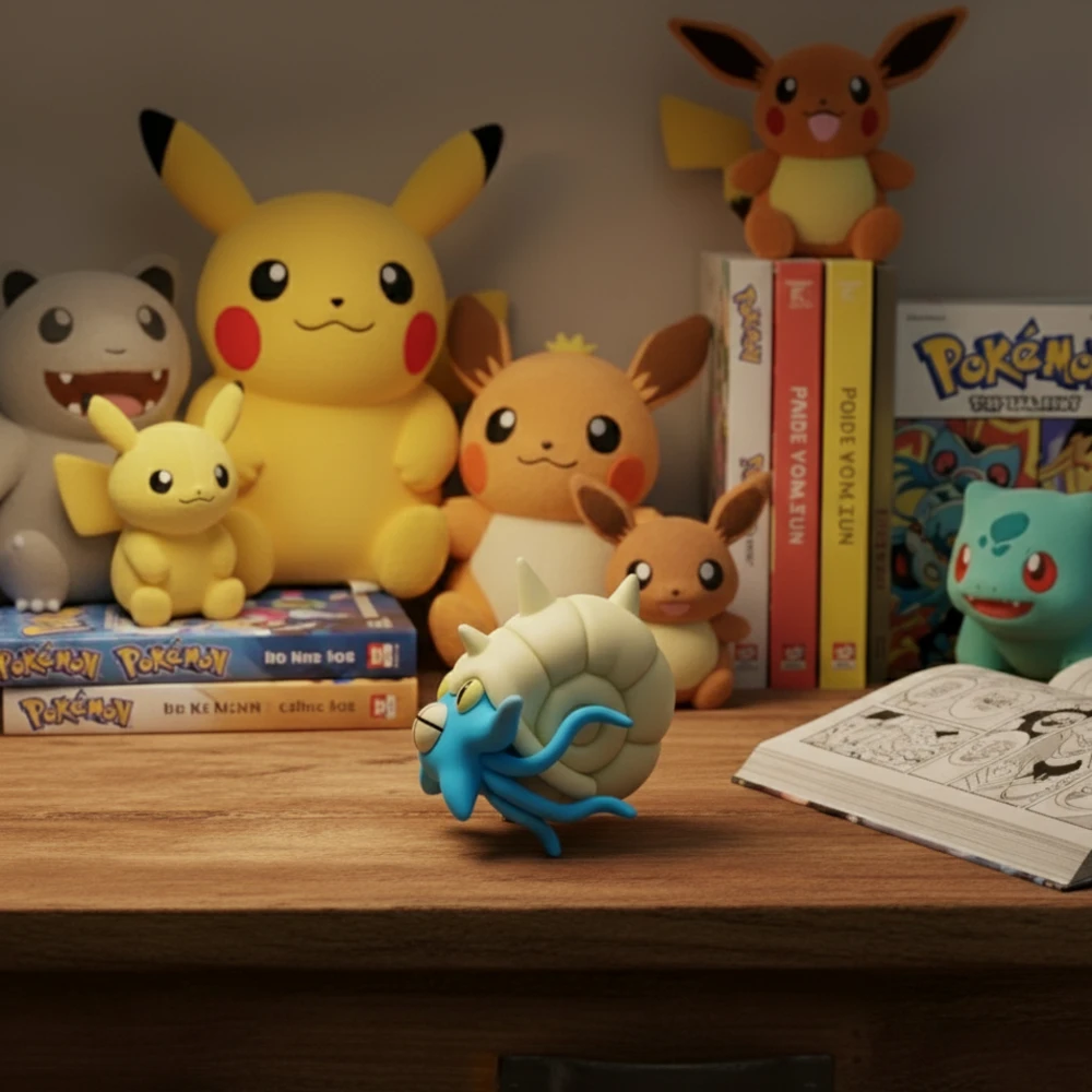 Amonistar figurine Pokémon - Légende fossile à collectionner – Image 2