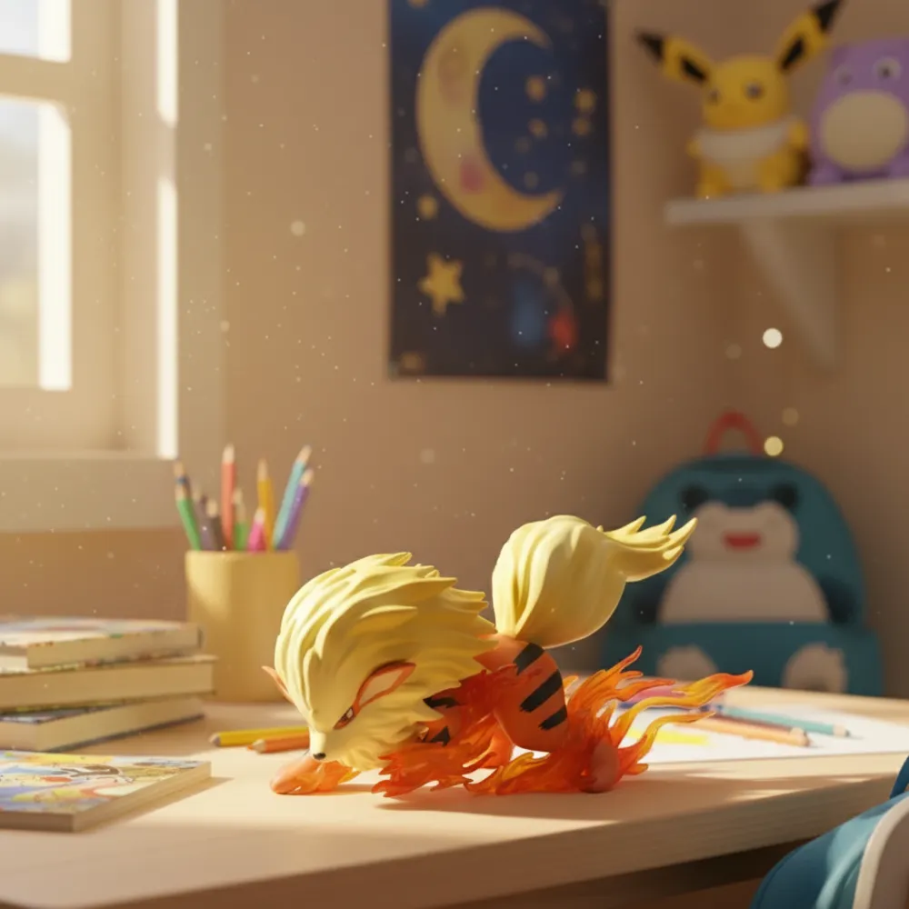 Figurine Arcanin Pokémon – Jouet Collector de Feu pour Fans Passionnés – Image 2