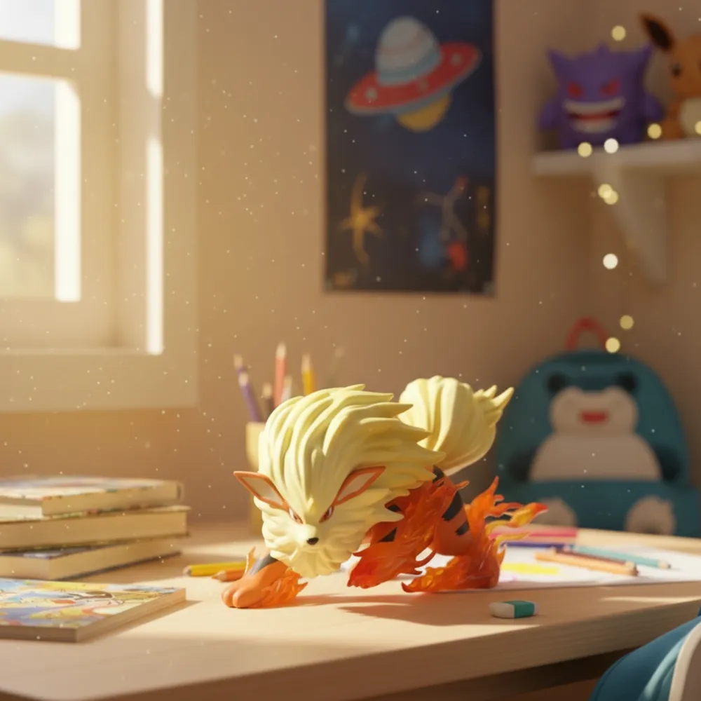 Figurine Arcanin Pokémon – Jouet Collector de Feu pour Fans Passionnés – Image 3