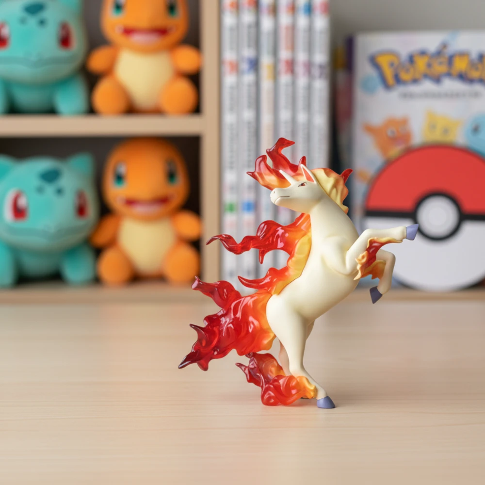 Galopa figurine Pokémon – Émerveillez votre collection avec ce joyau flamboyant – Image 2
