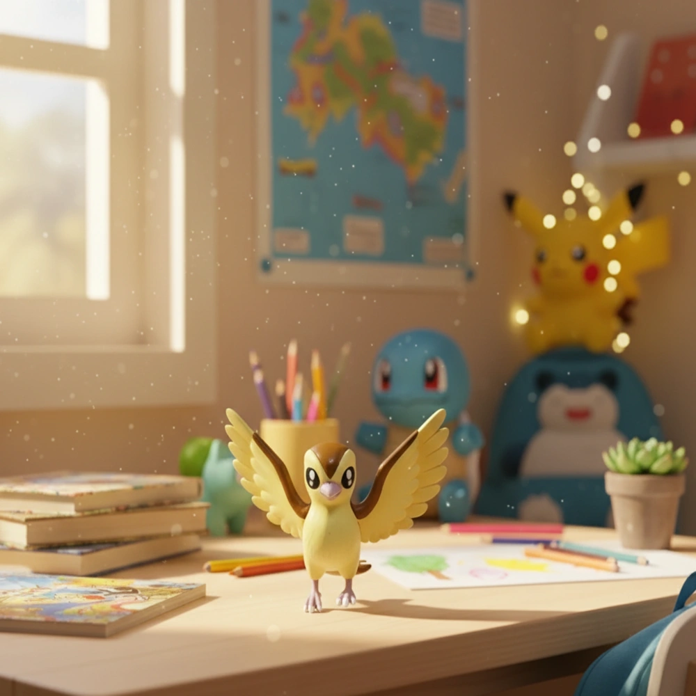 Figurine Roucool Pokémon - Jouet de collection pour petits Dresseurs – Image 3