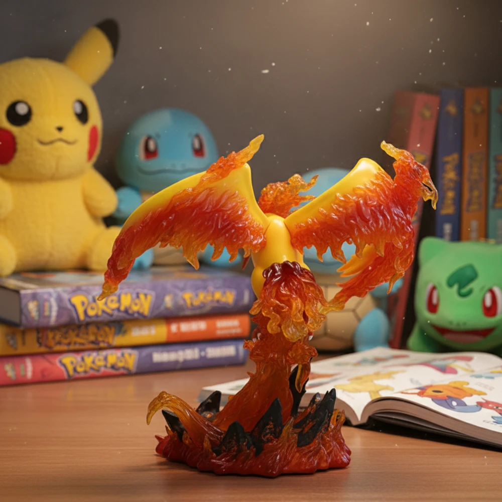 Sulfura figurine Pokémon – Le légendaire oiseau de feu à collectionner – Image 3