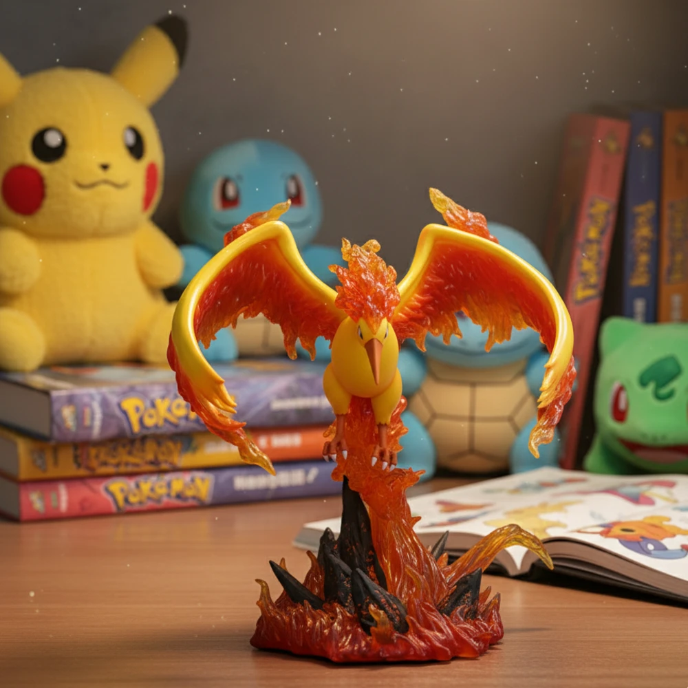 Sulfura figurine Pokémon – Le légendaire oiseau de feu à collectionner – Image 2