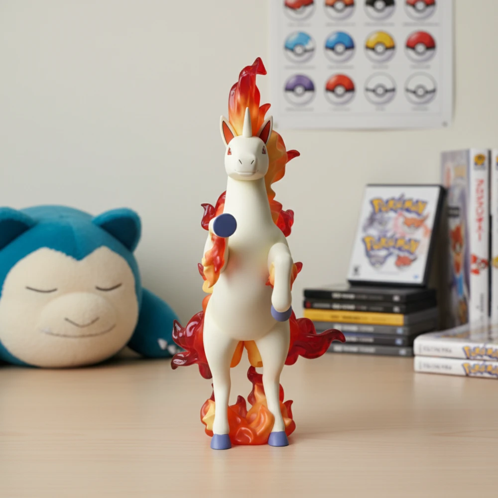 Galopa figurine Pokémon – Émerveillez votre collection avec ce joyau flamboyant – Image 5