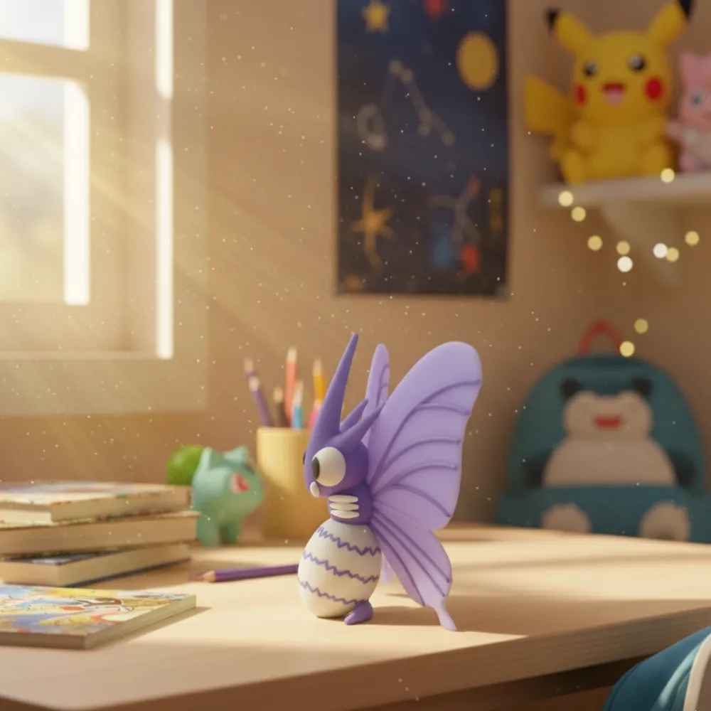 Aéromite jouet Pokémon – Figurine de Collection Insecte pour Petits Dresseurs – Image 4