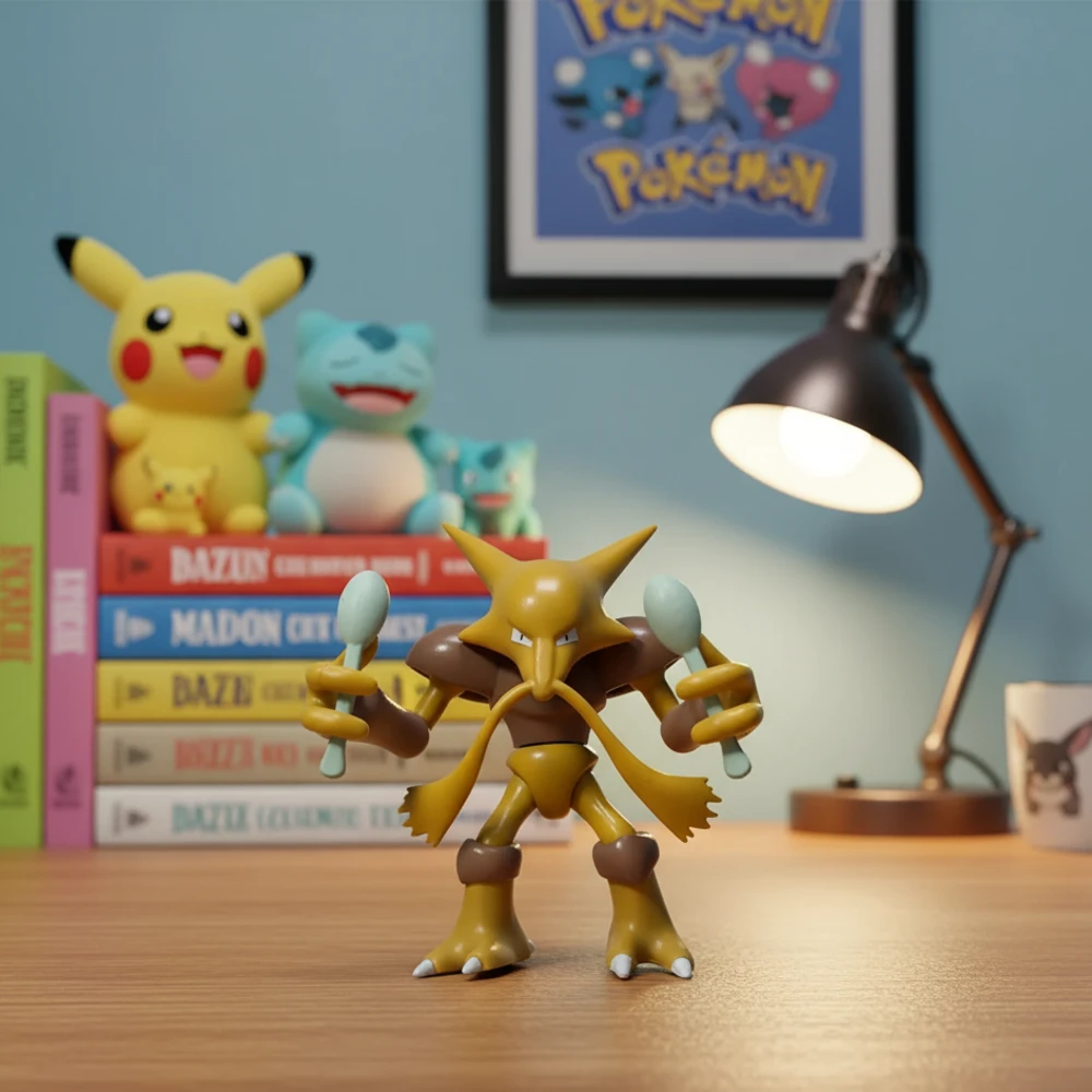 Alakazam jouet Pokémon – Figurine mystique pour collectionneurs et jeunes dresseurs – Image 3