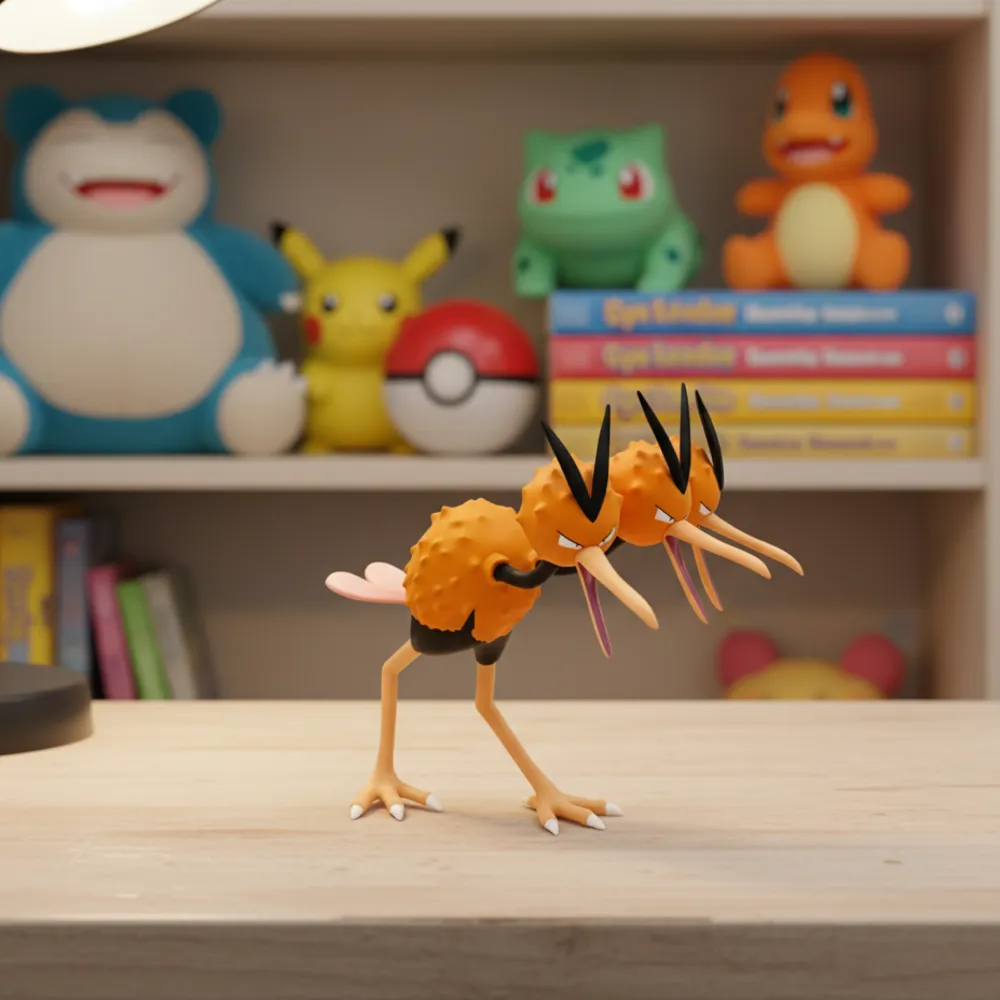 Dodrio jouet Pokémon – Figurine de collection féroce et ludique – Image 3