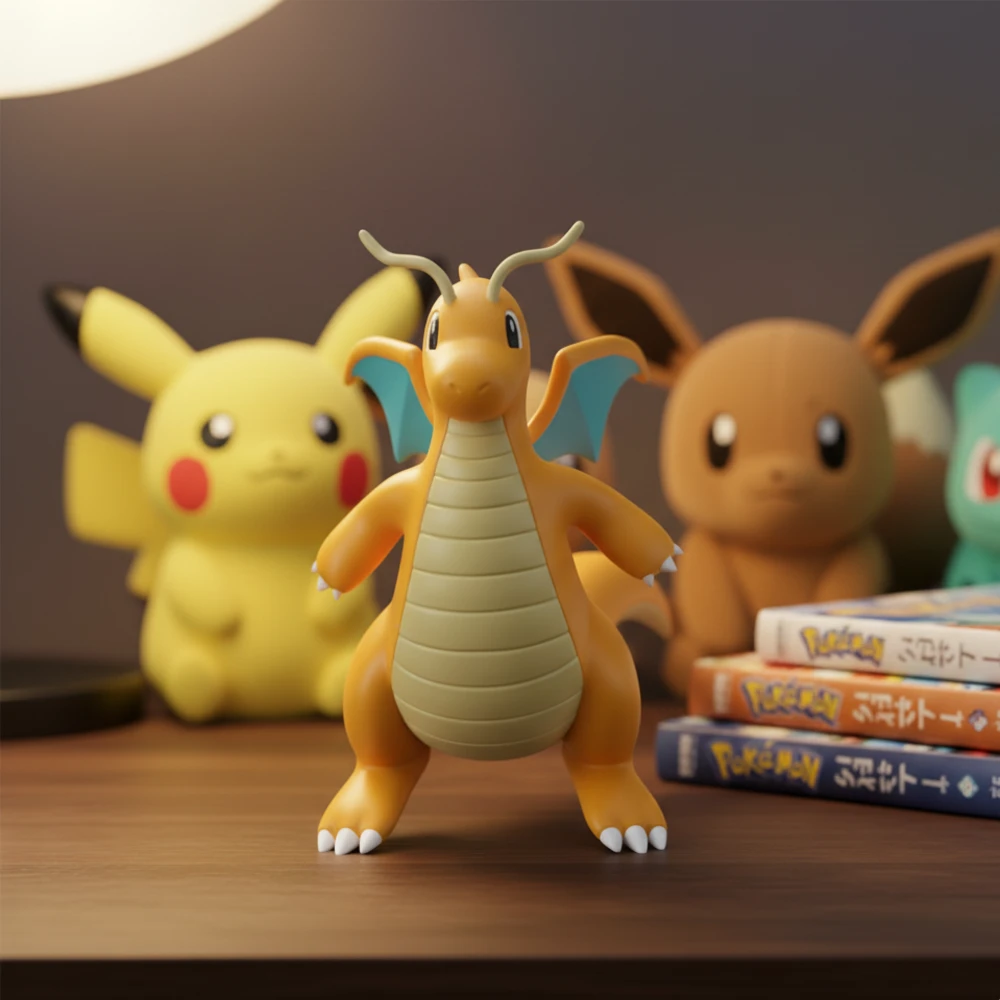 Dracolosse jouet Pokémon – Figurine de collection Dragon pour aventuriers passionnés – Image 3
