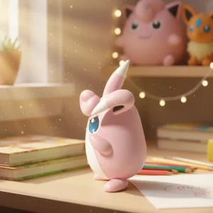 Grodoudou jouet Pokémon doux et attachant pour les fans de la collection