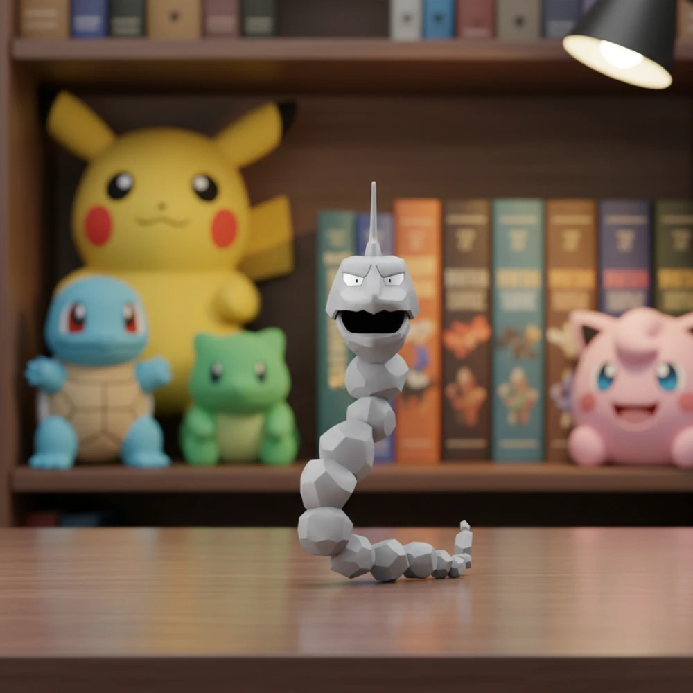 Onix jouet Pokémon - Figurine de collection pour jeunes dresseurs – Image 3