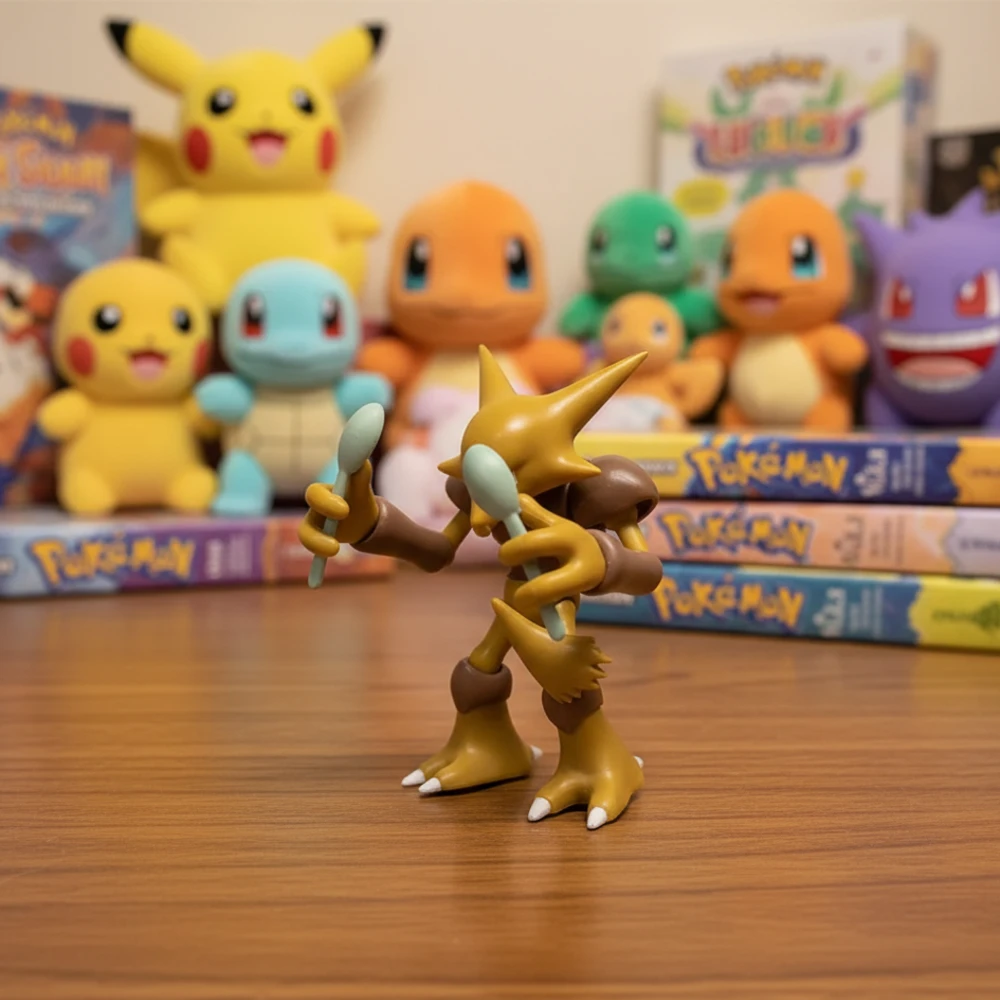 Alakazam jouet Pokémon – Figurine mystique pour collectionneurs et jeunes dresseurs – Image 2