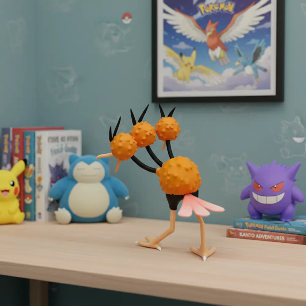 Dodrio jouet Pokémon – Figurine de collection féroce et ludique – Image 2