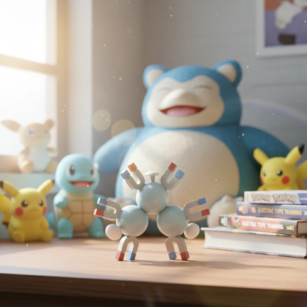 Magnéton jouet Pokémon – Figurine de Collection Électrisante – Image 4