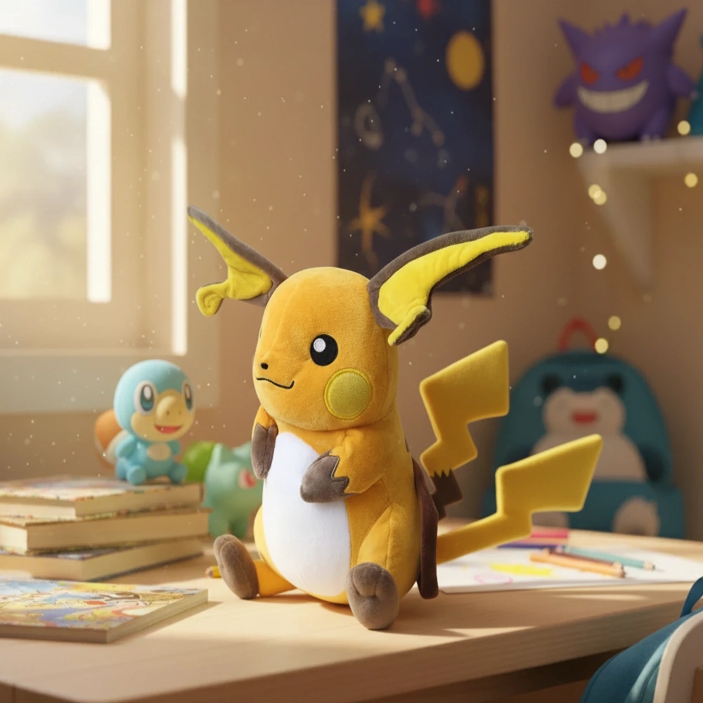 Raichu jouet Pokémon Electrik – Figurine Collector pour fans et enfants – Image 3