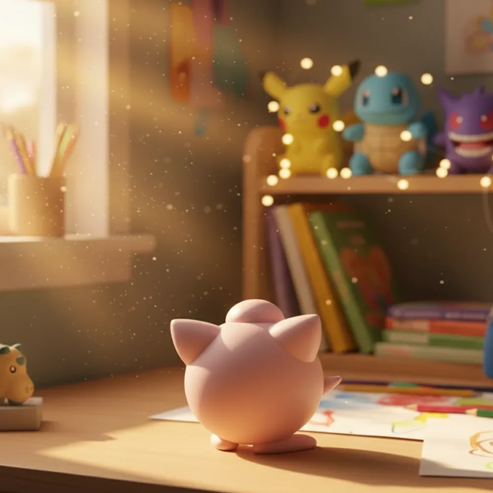 Rondoudou jouet Pokémon doux et collector pour fans et enfants – Image 3