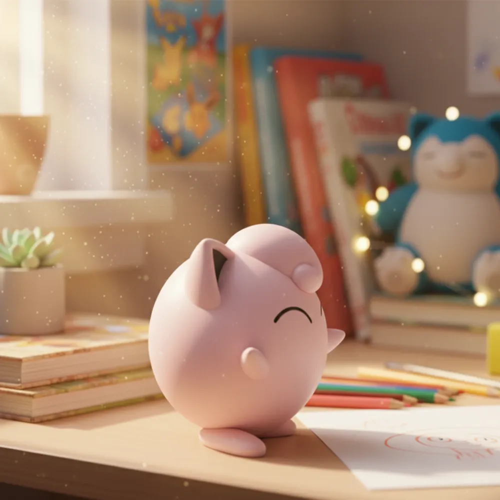 Rondoudou jouet Pokémon doux et collector pour fans et enfants – Image 4