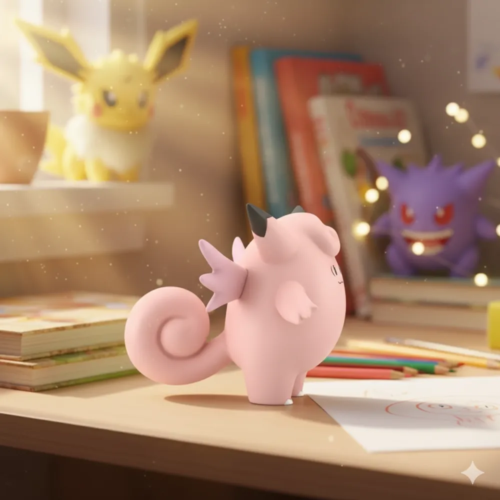 Figurine Mélodelfe Pokémon - Magie et Douceur à Collectionner – Image 2