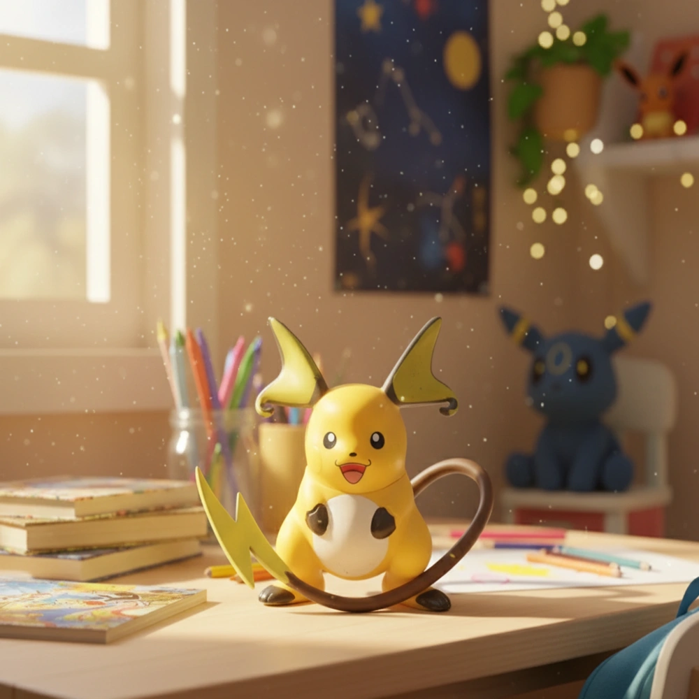 Figurine Raichu Pokémon – Électrisez votre collection avec ce jouet culte – Image 4