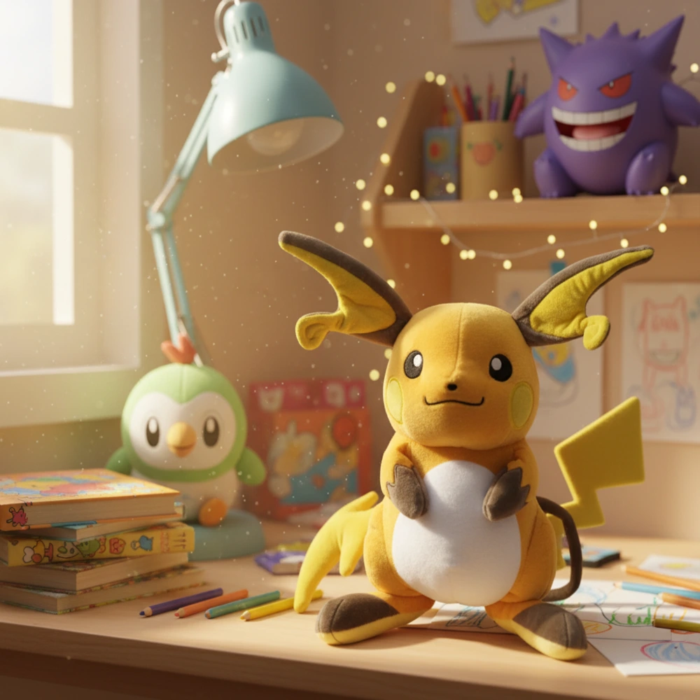Raichu jouet Pokémon Electrik – Figurine Collector pour fans et enfants – Image 4