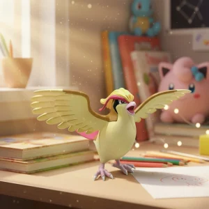 Roucarnage jouet Pokémon – Figurine à collectionner pour petits et grands Dresseurs