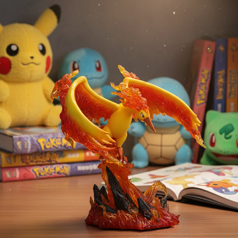 Sulfura figurine Pokémon – Le légendaire oiseau de feu à collectionner – Image 4